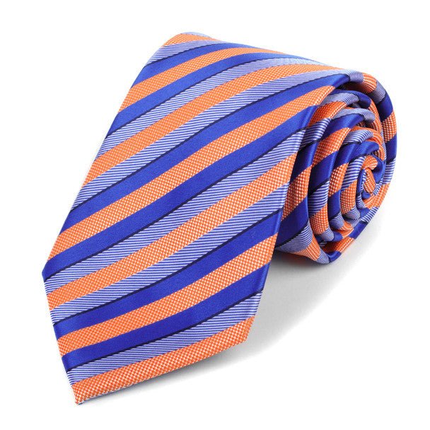 Microfiber Poly Woven Striped Tie - MPW5922 - Bundle Bus