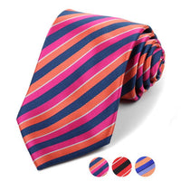 Microfiber Poly Woven Striped Tie - MPW5922 - Bundle Bus