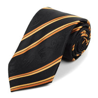 Microfiber Poly Woven Striped Tie - MPW5924 - Bundle Bus