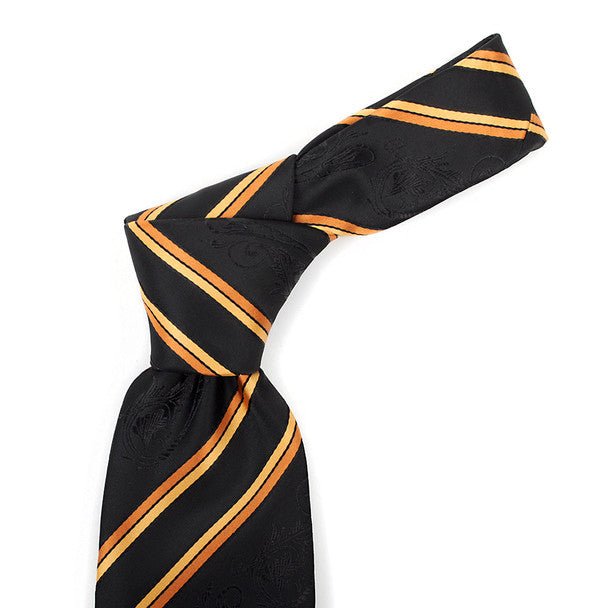 Microfiber Poly Woven Striped Tie - MPW5924 - Bundle Bus