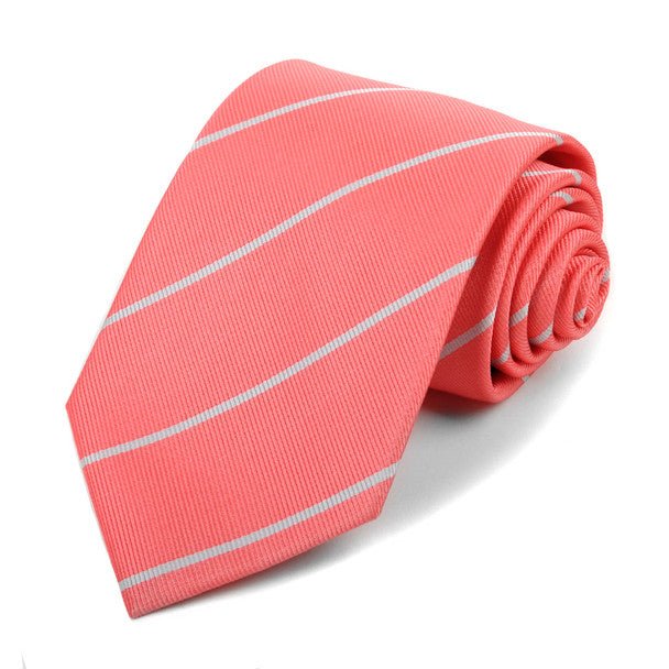 Microfiber Poly Woven Striped Tie - MPW5931 - Bundle Bus