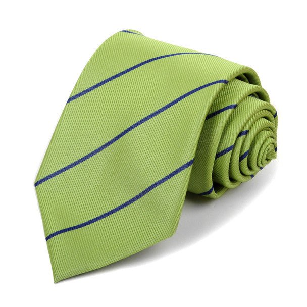 Microfiber Poly Woven Striped Tie - MPW5931 - Bundle Bus