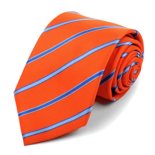 Microfiber Poly Woven Striped Tie - MPW5943 - Bundle Bus