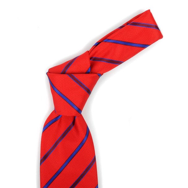 Microfiber Poly Woven Striped Tie - MPW5943 - Bundle Bus