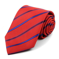 Microfiber Poly Woven Striped Tie - MPW5943 - Bundle Bus