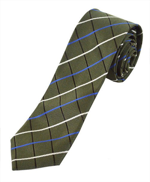 Microfiber Poly Woven Tie SLIM 2.75" MPWS5236 - Bundle Bus