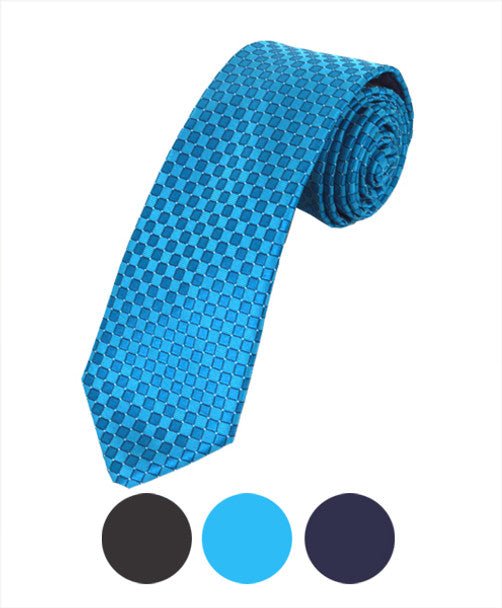 Microfiber Poly Woven Tie SLIM 2.75" MPWS5303 - Bundle Bus