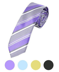 Microfiber Poly Woven Tie SLIM 2.75" MPWS5308 - Bundle Bus