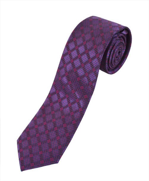 Microfiber Poly Woven Tie SLIM 2.75" MPWS5313 - Bundle Bus