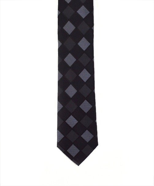 Microfiber Poly Woven Tie SLIM 2.75" MPWS5315BK - Bundle Bus