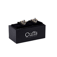 Mixed Metal Knot Cufflinks-CL1801 - Bundle Bus