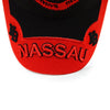 Nassau Bahamas Red & Black 3D Embroidered Baseball Cap, Hat EBC10295 - Bundle Bus