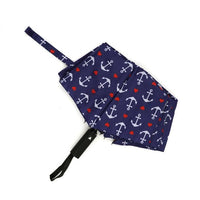 Nautical Anchor Auto Open Compact Umbrella-UM3217-NV - Bundle Bus