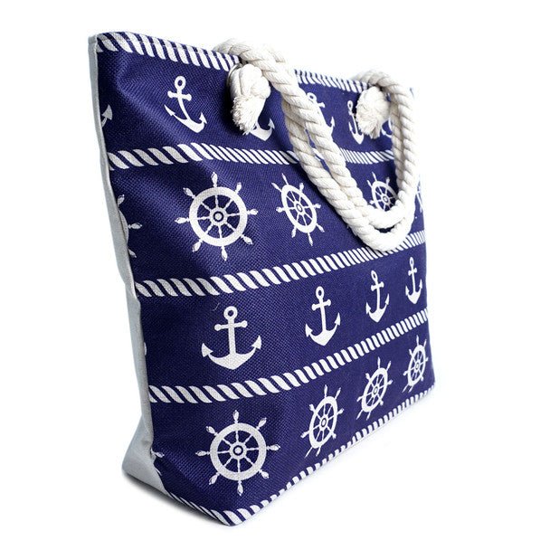 Nautical Summer Ladies Tote Bag -LTBG1236 - Bundle Bus