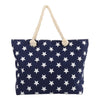 Navy Stars Ladies Tote Bag - LTBG1225-NV - Bundle Bus