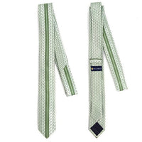 Olive Microfiber Poly Woven 2.25" Slim Panel Tie MPPW1622 - Bundle Bus