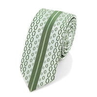 Olive Microfiber Poly Woven 2.25" Slim Panel Tie MPPW1622 - Bundle Bus