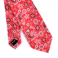 Paisley Cotton Slim Tie 2.5" - NVC-PAISLEY - Bundle Bus