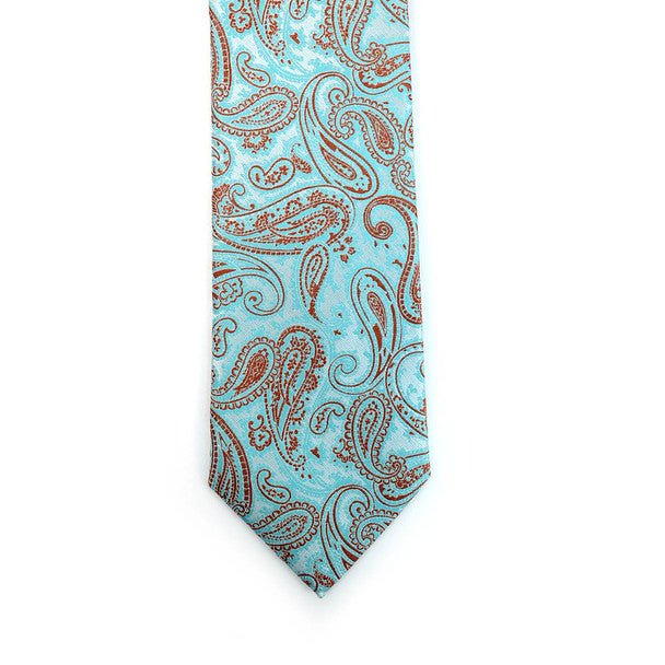 Paisley Microfiber Poly Woven Tie - MPW5919 - Bundle Bus