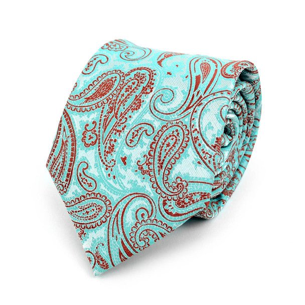 Paisley Microfiber Poly Woven Tie - MPW5919 - Bundle Bus