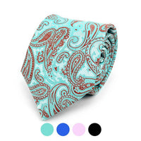 Paisley Microfiber Poly Woven Tie - MPW5919 - Bundle Bus