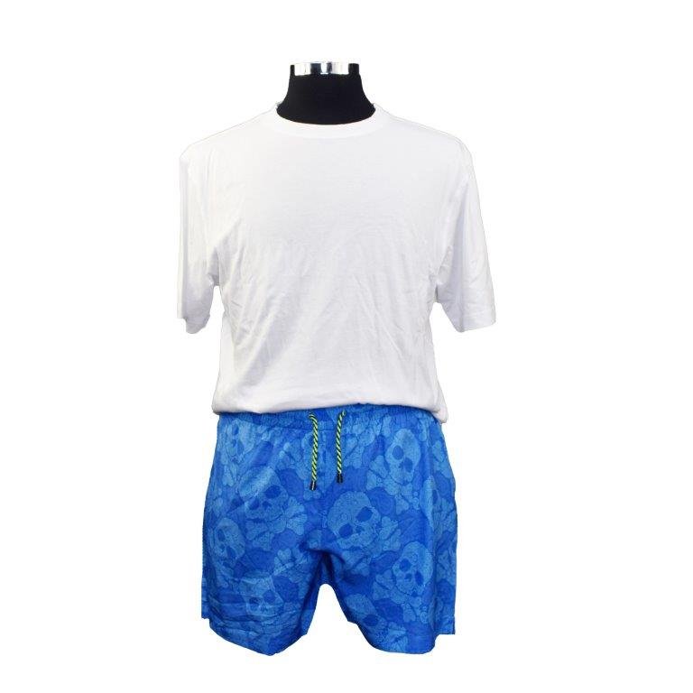 Paisley Skull - Swim Trunks - Bundle Bus