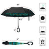 Peacock Double Layer Inverted Umbrella - UM18068 - Bundle Bus