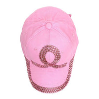 Pink Bling Studs Cap "Breast Cancer Hope" CP9598 - Bundle Bus