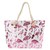 Pink Metallic Flamingo & Pineapple Ladies Tote Bag - LTBG1204 - Bundle Bus