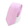 Pink Microfiber Poly Woven 2.25" Slim Panel Tie - MPPW1611-PK - Bundle Bus