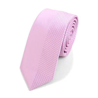 Pink Microfiber Poly Woven 2.25" Slim Panel Tie - MPPW1611-PK - Bundle Bus