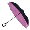 Pink Polka Dot Double Layer Inverted Umbrella - UM18063 - Bundle Bus