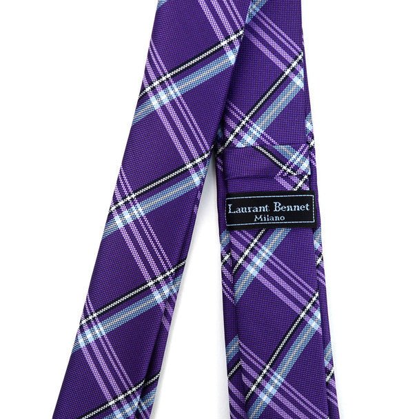 Plaid Microfiber Poly Woven 2.25" Slim Tie - MPWS5906 - Bundle Bus