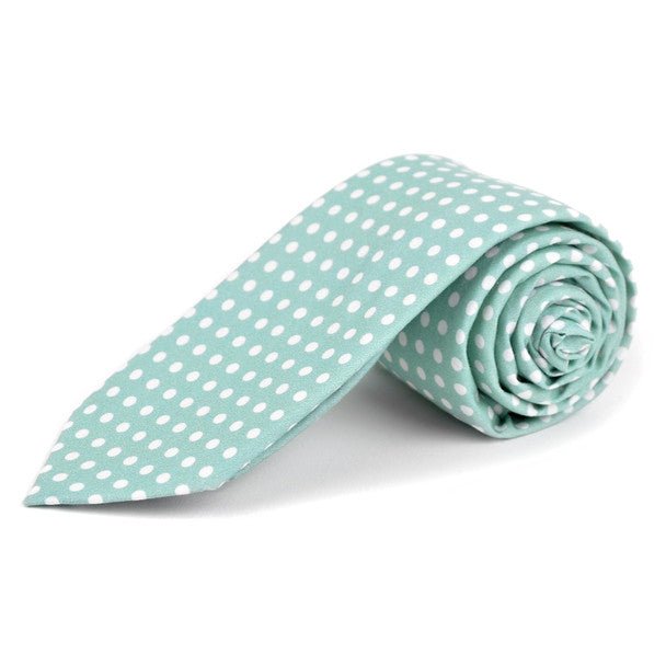 Polka Dot Cotton Slim Tie 2.5" - NVC-POLKA - Bundle Bus