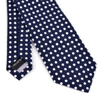 Polka Dot Cotton Slim Tie 2.5" - NVC-POLKA - Bundle Bus