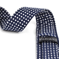 Polka Dot Cotton Slim Tie 2.5" - NVC-POLKA - Bundle Bus