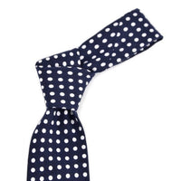 Polka Dot Cotton Slim Tie 2.5" - NVC-POLKA - Bundle Bus