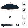 Polka Dot Double Layer Inverted Umbrella - UM5022 - Bundle Bus