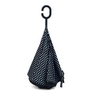 Polka Dot Double Layer Inverted Umbrella - UM5022 - Bundle Bus