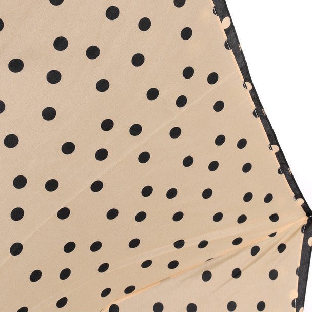 Polka Dot Reverse Open Inverted Umbrella- IUM18111-BK/WHT - Bundle Bus