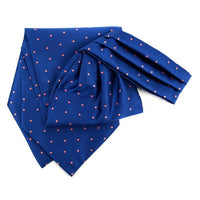 Polka Dots Microfiber Poly Woven Ascot With Hooks - PPA1710 - Bundle Bus