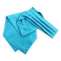 Polka Dots Pattern Microfiber Poly Woven Ascot With Hooks - PPA1714 - Bundle Bus