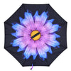 Purple and Blue Flower Double Layer Inverted Umbrella - UM18076 - Bundle Bus