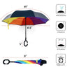 Rainbow Double Layer Inverted Umbrella - IUM18059 - Bundle Bus