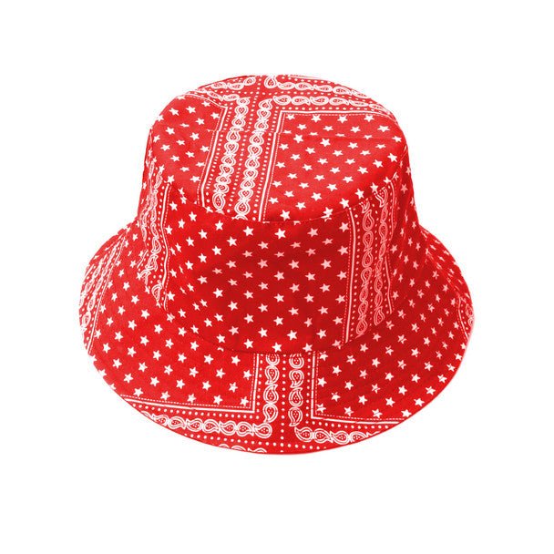 Red Paisley Bucket Hat - NBKHT1000-RRDPA - Bundle Bus