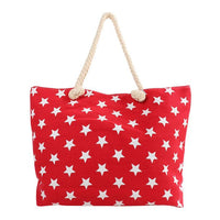 Red Stars Ladies Tote Bag - LTBG1227-RD - Bundle Bus