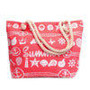 Red Summer Ladies Tote Bag - LTBG1217 - Bundle Bus