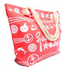 Red Summer Ladies Tote Bag - LTBG1217 - Bundle Bus