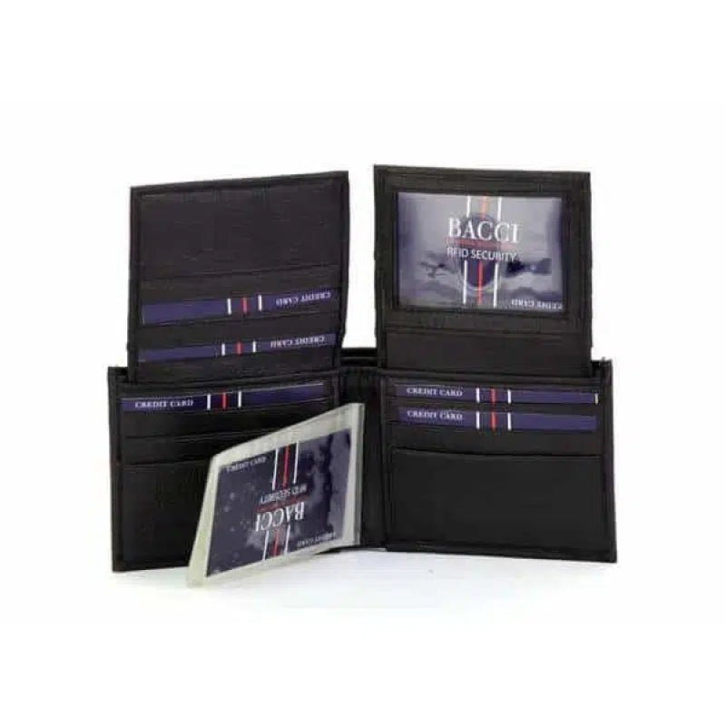 RFID BI FOLD WALLET TWO TOP FLAPS STYLE : 1454 - Bundle Bus