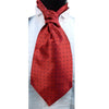 Rhombus Pattern Microfiber Poly Woven Ascot With Hooks - PPA1713 - Bundle Bus